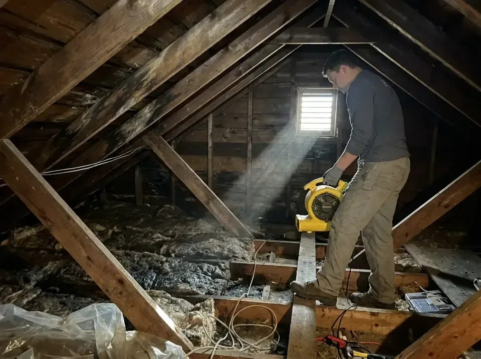 attic-water-damage-drying-proc-007 — frequently asked questions, Emergency Water Extraction & 24/7 Flood Response in Port Ba…